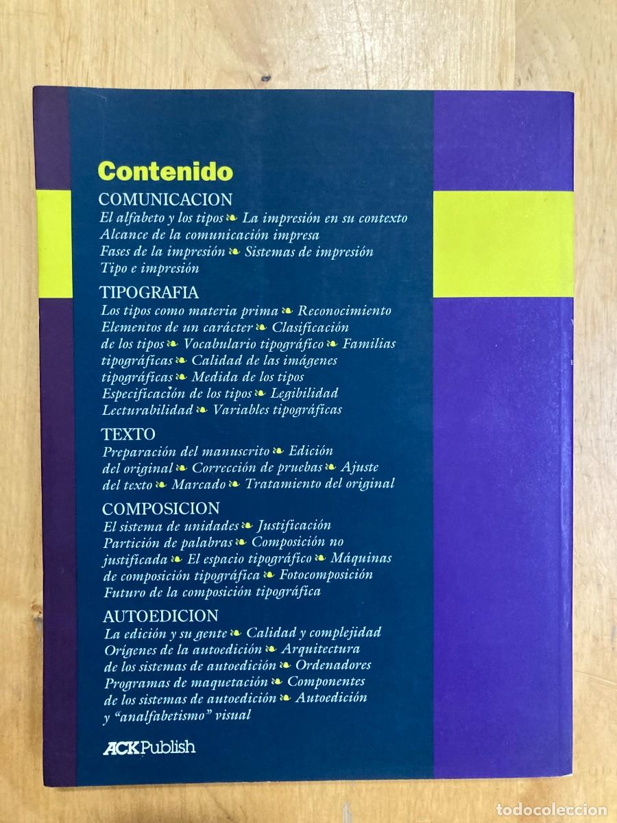 Libros: Auto Edici&oacute;n TEXTO Y TIPOGRAFIA EN LA ERA DE LA EDICION ELECTRONICA ALEX BROWN - Foto 4