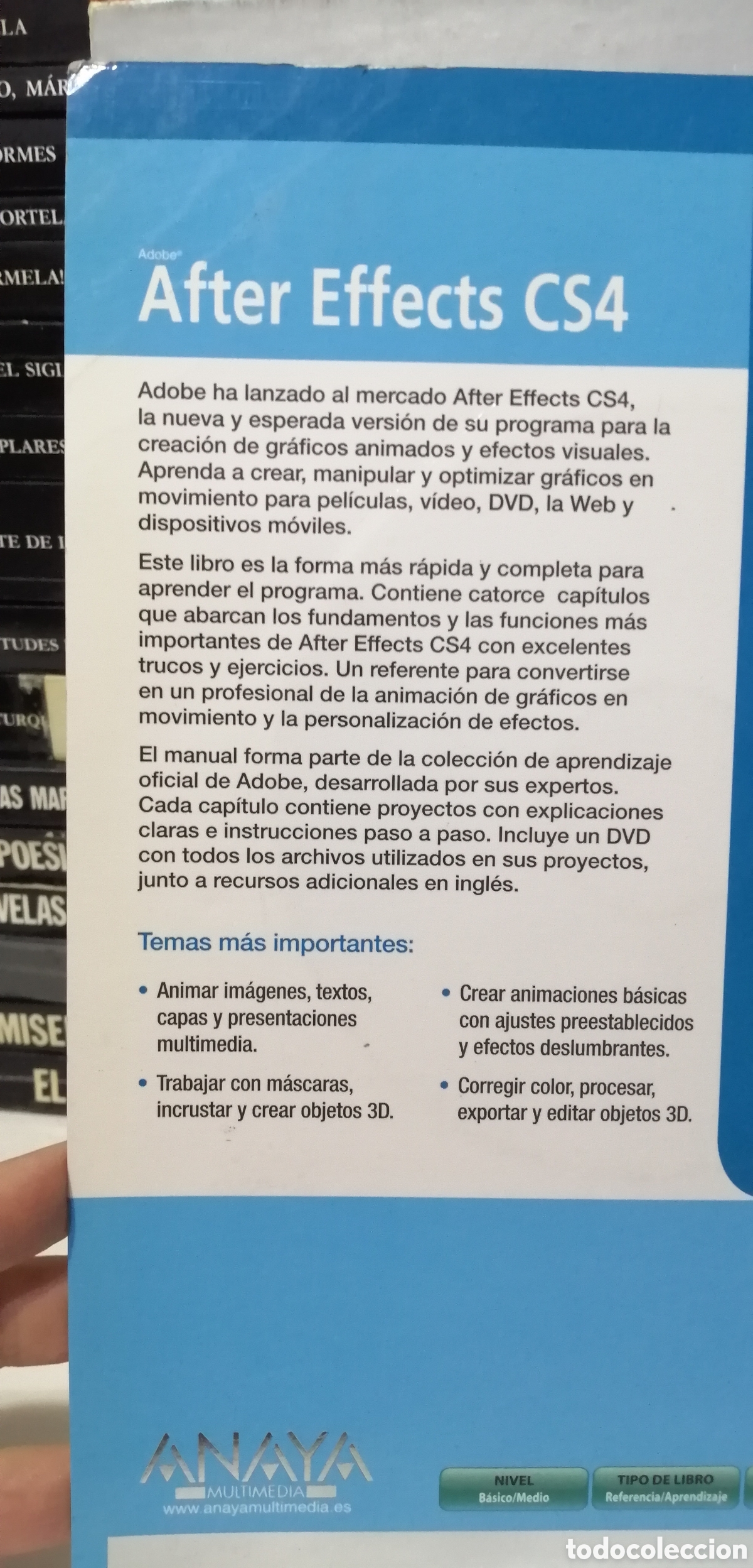 Libros: After Effects CS4 Incluye DVD Adobe Press Anaya Multimedia 2009 - Foto 4
