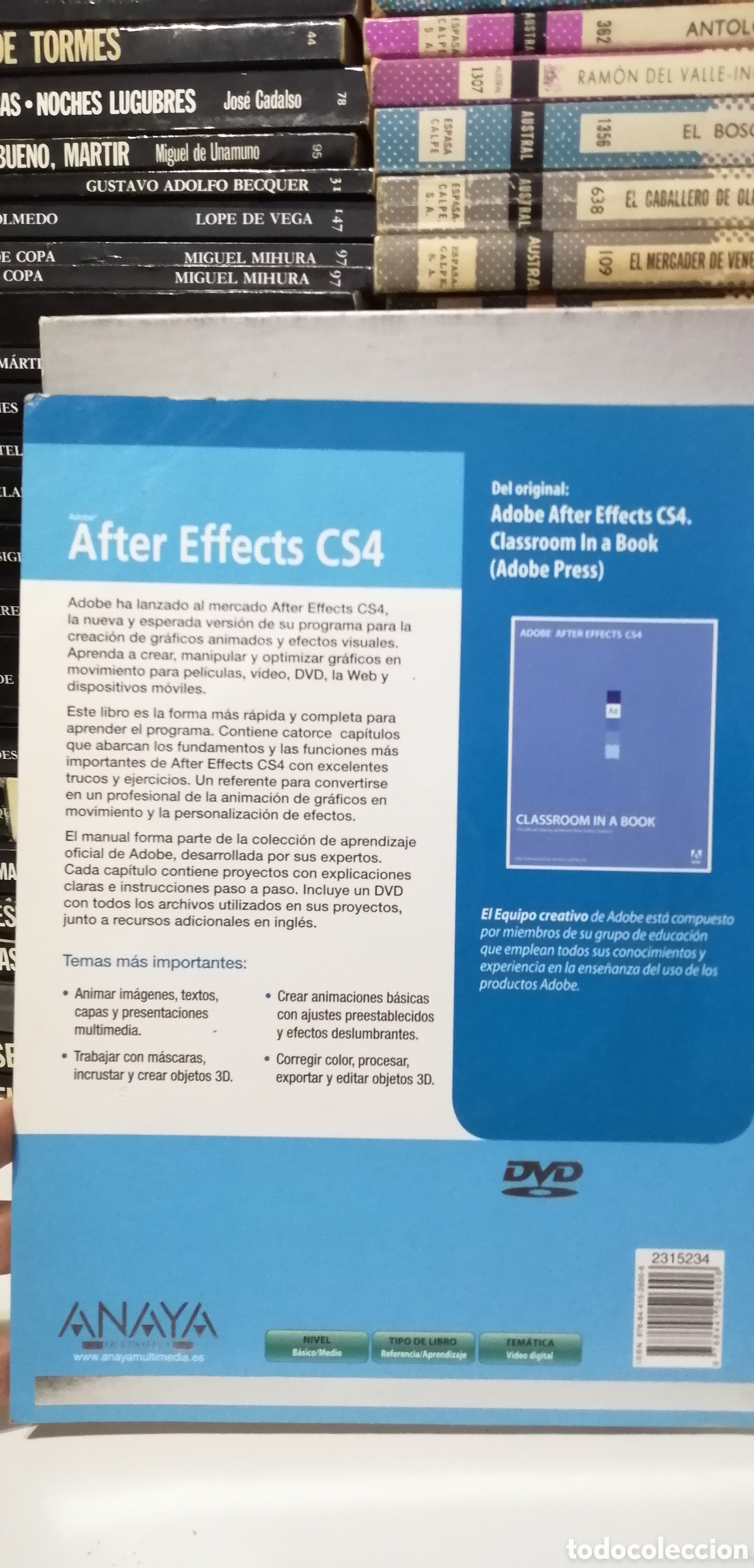 Libros: After Effects CS4 Incluye DVD Adobe Press Anaya Multimedia 2009 - Foto 6