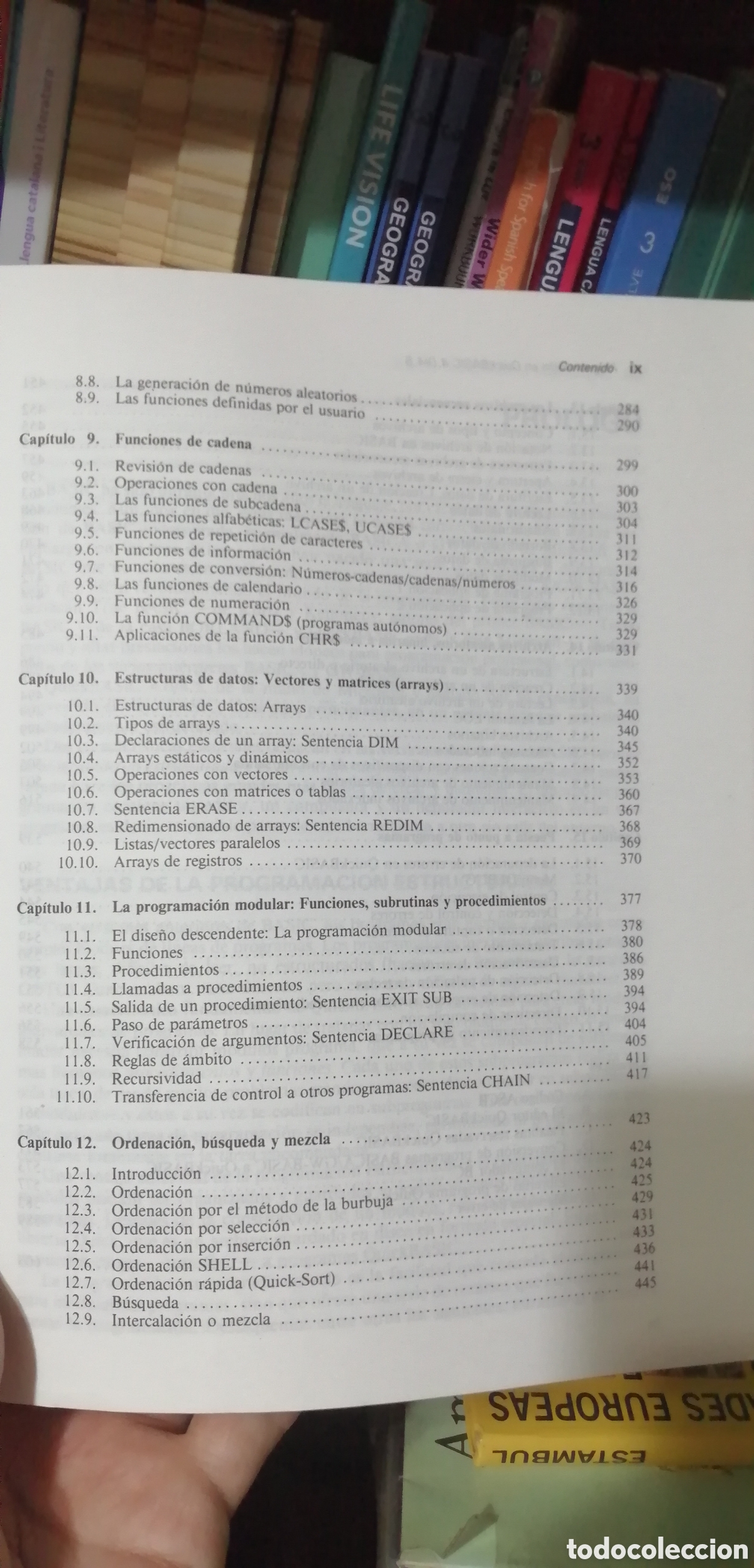 Libros: Programaci&oacute;n en Quick Basic 4.0 /4.5 Lu&iacute;s Jollanes McGraw Hill 1991 - Foto 9