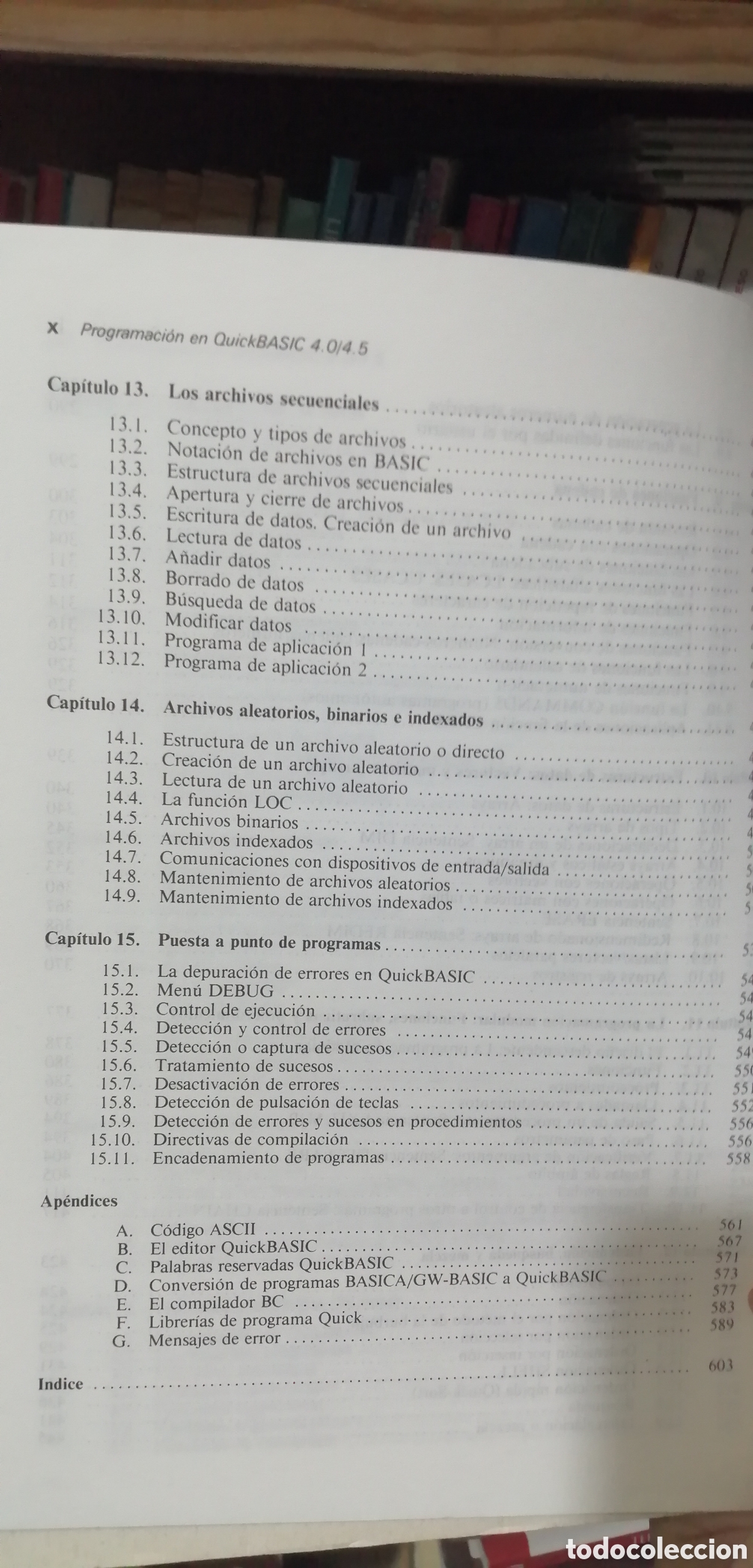 Libros: Programaci&oacute;n en Quick Basic 4.0 /4.5 Lu&iacute;s Jollanes McGraw Hill 1991 - Foto 10