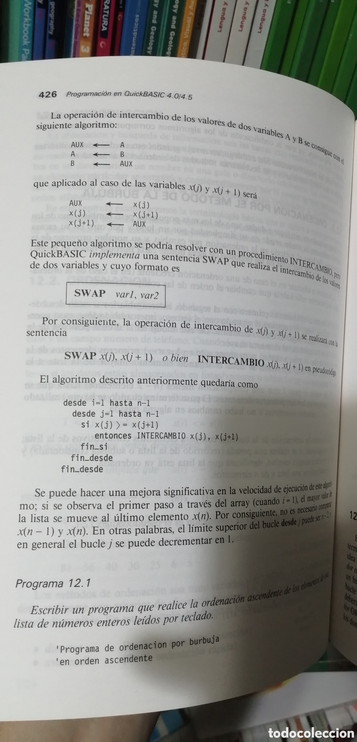 Libros: Programaci&oacute;n en Quick Basic 4.0 /4.5 Lu&iacute;s Jollanes McGraw Hill 1991 - Foto 14