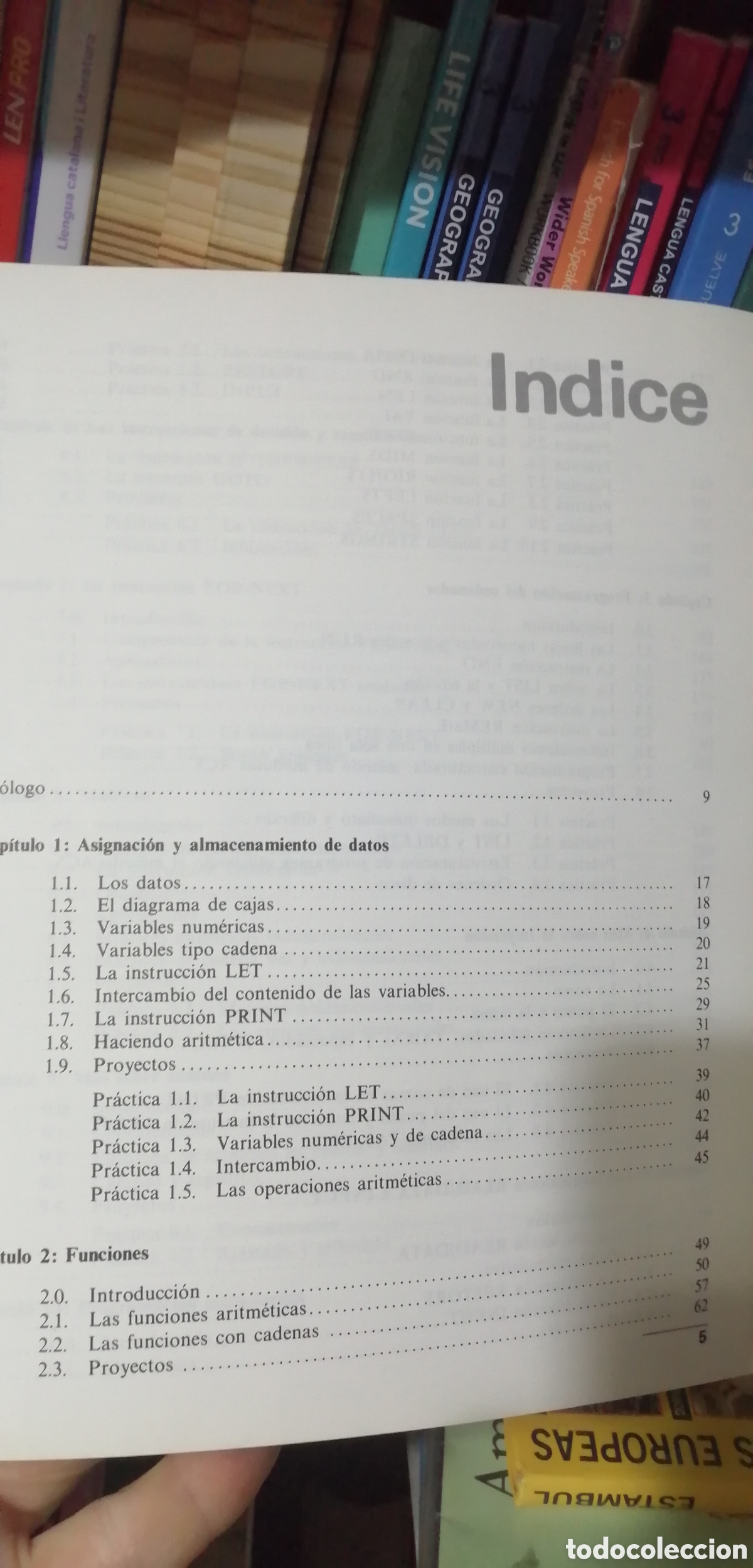 Libros: Programaci&oacute;n en Basic Un m&eacute;todo pr&aacute;ctico Incluye tarjetas de referencia Anaya Multimedia 1987 - Foto 11