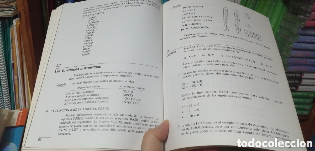 Libros: Programaci&oacute;n en Basic Un m&eacute;todo pr&aacute;ctico Incluye tarjetas de referencia Anaya Multimedia 1987 - Foto 17