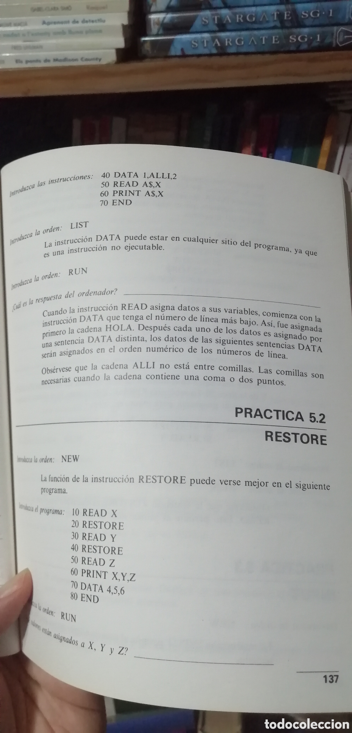 Libros: Programaci&oacute;n en Basic Un m&eacute;todo pr&aacute;ctico Incluye tarjetas de referencia Anaya Multimedia 1987 - Foto 21