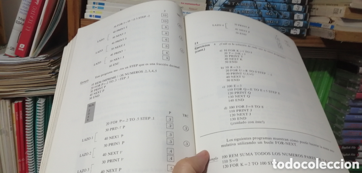 Libros: Programaci&oacute;n en Basic Un m&eacute;todo pr&aacute;ctico Incluye tarjetas de referencia Anaya Multimedia 1987 - Foto 22