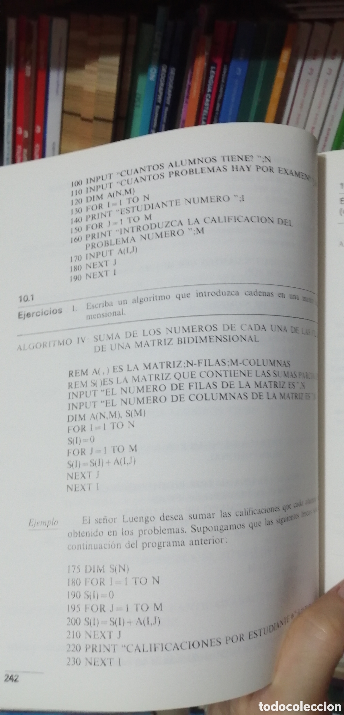 Libros: Programaci&oacute;n en Basic Un m&eacute;todo pr&aacute;ctico Incluye tarjetas de referencia Anaya Multimedia 1987 - Foto 25