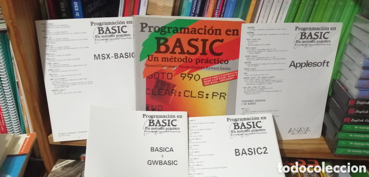 Libros: Programaci&oacute;n en Basic Un m&eacute;todo pr&aacute;ctico Incluye tarjetas de referencia Anaya Multimedia 1987 - Foto 1