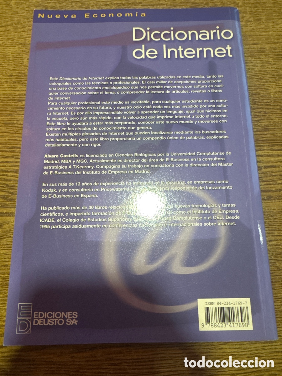 Libros: Diccionario de Internet Castells, Alvaro EDITORIAL DEUSTO - Foto 2