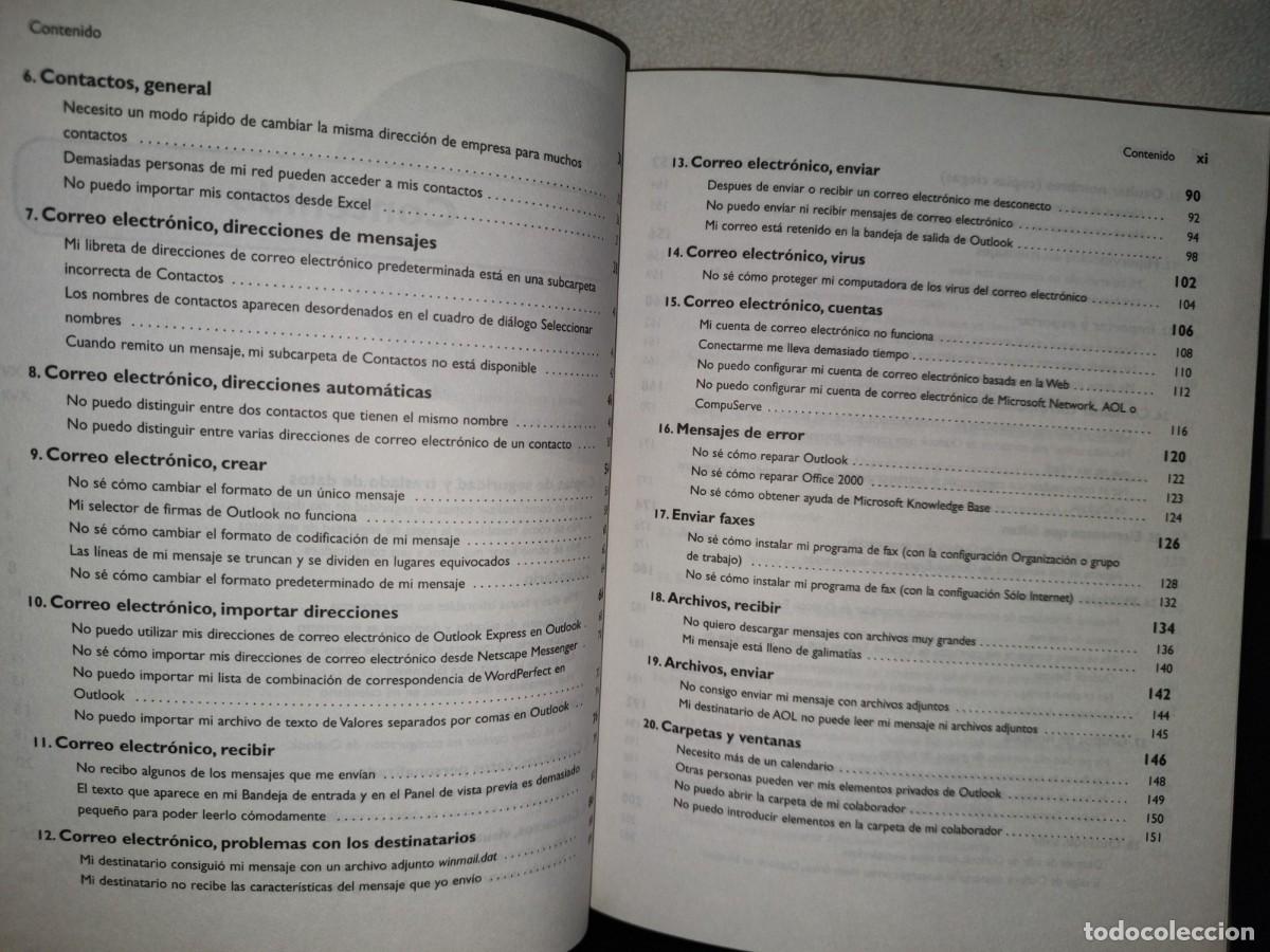 Libros: 204- MICROSOFT OUTLOOK SIN PROBLEMAS - MCGRAW-HILL / INTERAMERICANA - 2001 - Foto 8