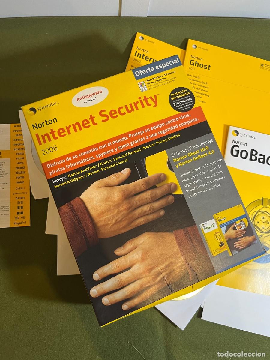 Libros: Software original Symantec Norton Internet Security 2006 Big Box con Norton Ghost 10.0 y GoBack 4.0 - Foto 2