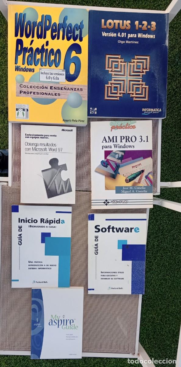 Libros: Lote Informatica-Libros MS-Dos-Word-Lotus-Amipro-Corel-Harvard-Pinacle - Foto 5