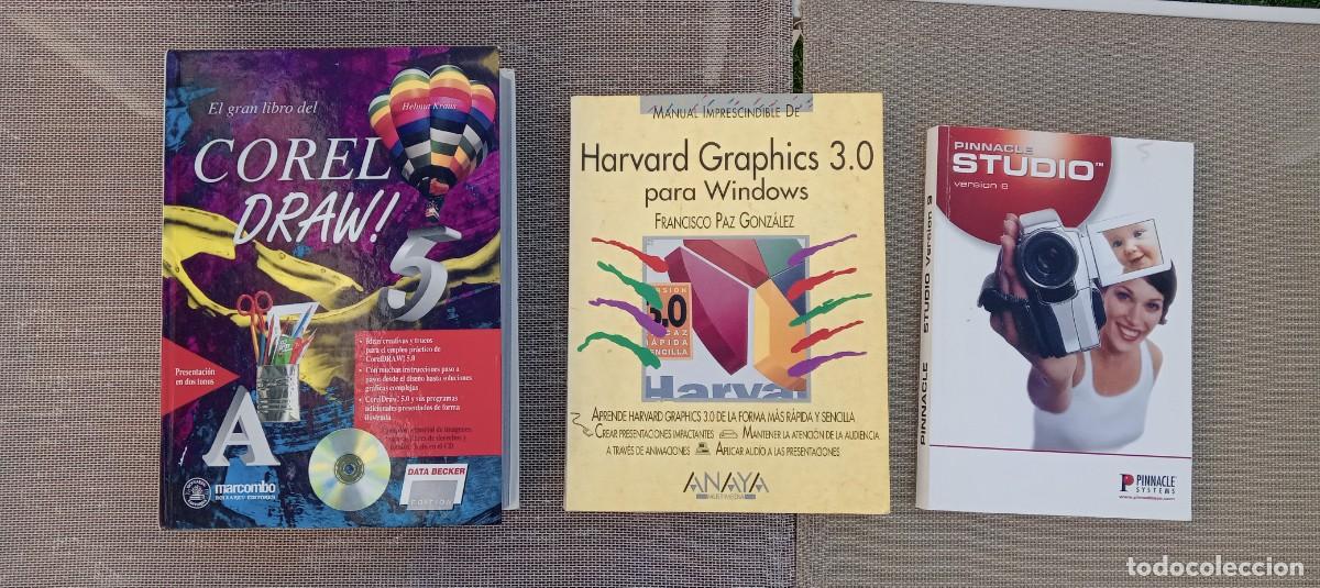 Libros: Lote Informatica-Libros MS-Dos-Word-Lotus-Amipro-Corel-Harvard-Pinacle - Foto 8