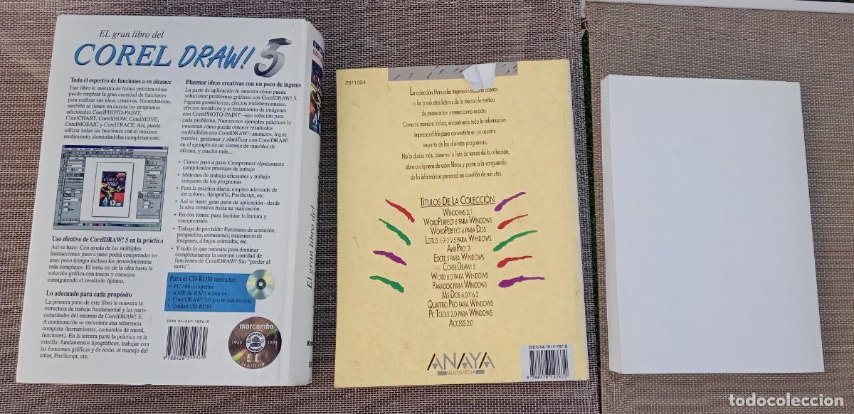 Libros: Lote Informatica-Libros MS-Dos-Word-Lotus-Amipro-Corel-Harvard-Pinacle - Foto 10