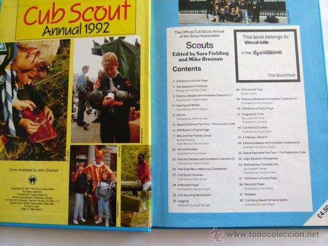 Libros: Club Scout Annual 1992 - Foto 2