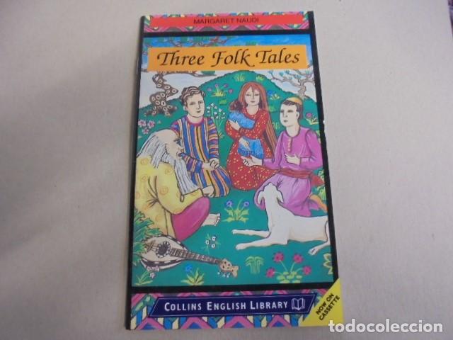 Libros: APRENDER INGLES NIVEL 1 - THREE FOLK TALES - COLLINS - ILUSTRADO - Foto 1
