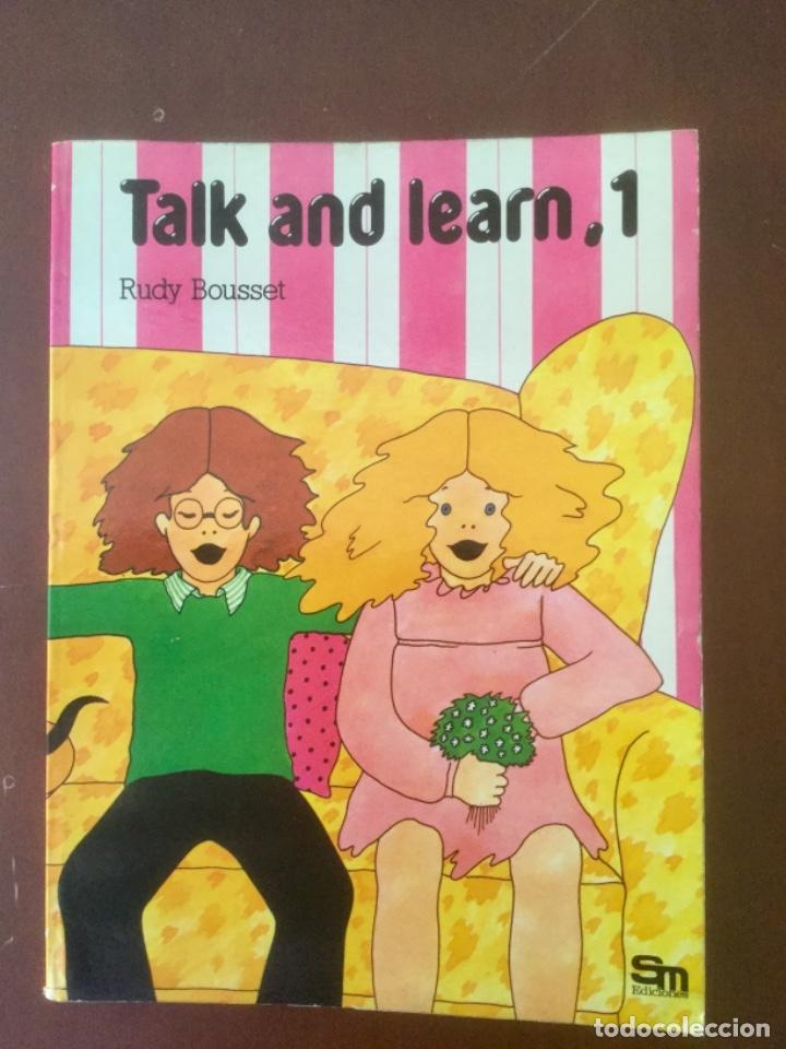 Libros: Libro ingl&eacute;s &ldquo;Talk and learn, 1. SM. A&ntilde;o 1978. Sin usar. - Foto 1