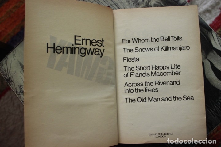 Libros: E. Hemmingway. Guild publishing London. 1986. - Foto 2