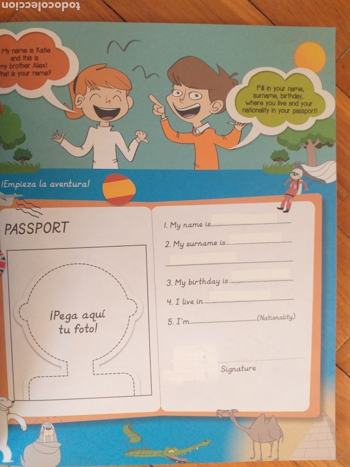 Libros: Mi mundo en ingl&eacute;s, de Vaughan (libro + cd) - Foto 2