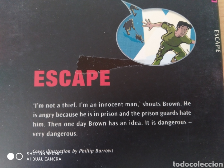 Libros: Escape. Phillip Burrows. Comic en ingl&eacute;s. Nuevo - Foto 2