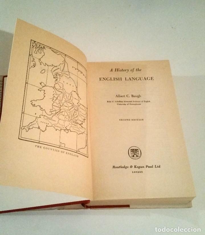 Libros: A History of Engish Language. Albert C. Baugh - Foto 2