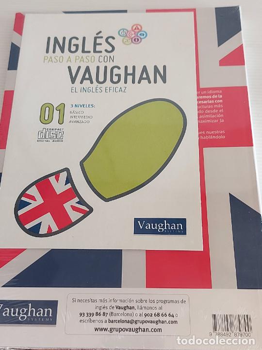 Libros: INGL&Eacute;S PASO A PASO CON VAUGHAN / 1 / EL INGL&Eacute;S EFICAZ / LIBRO + CD / PRECINTADO. - Foto 2