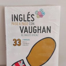 Libros: INGLÉS PASO A PASO CON VAUGHAN / 33 / EL INGLÉS EFICAZ / LIBRO + CD / PRECINTADO.. Lote 228581615