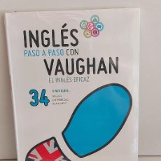 Libros: INGLÉS PASO A PASO CON VAUGHAN / 34 / EL INGLÉS EFICAZ / LIBRO + CD / PRECINTADO.. Lote 228581905