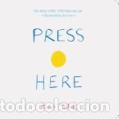Libros: Press Here (Baby Board Book, Learning to Read Book, Toddler Board Book, Interactive Book for Kids)
