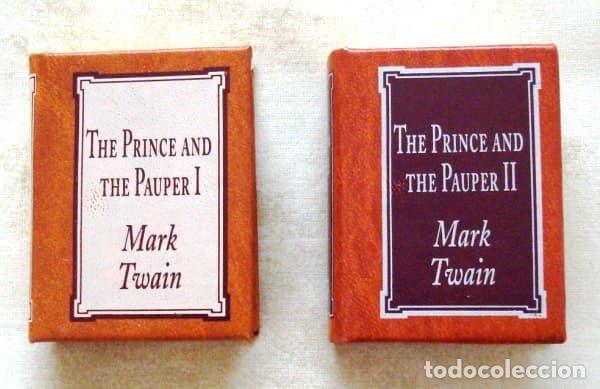 Libros: Pr&iacute;ncipe y mendigo, Mark Twain (2 mini libros en ingl&eacute;s) - Foto 1