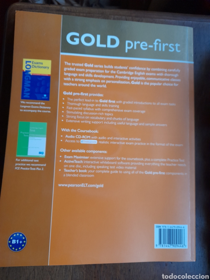 Libros: Gold Pre first coursebook. Pearson - Foto 2 - 303903208