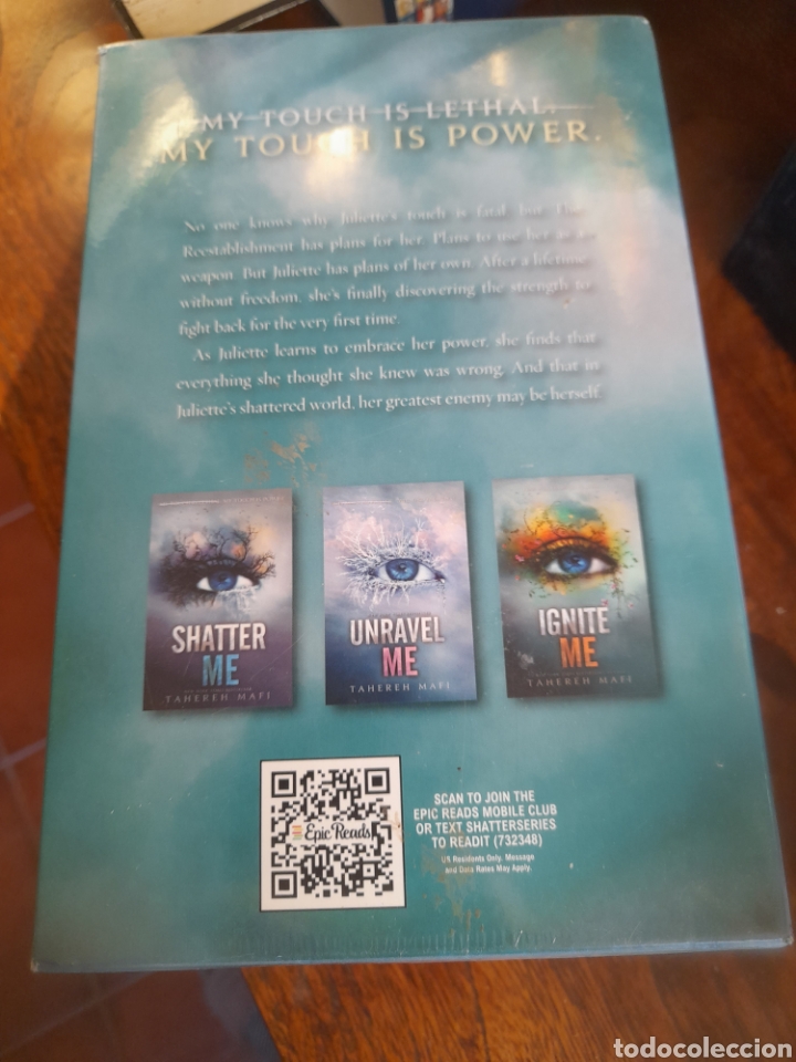 Libros: Shatter me. Tahereh Mafi. Trilog&iacute;a - Foto 2