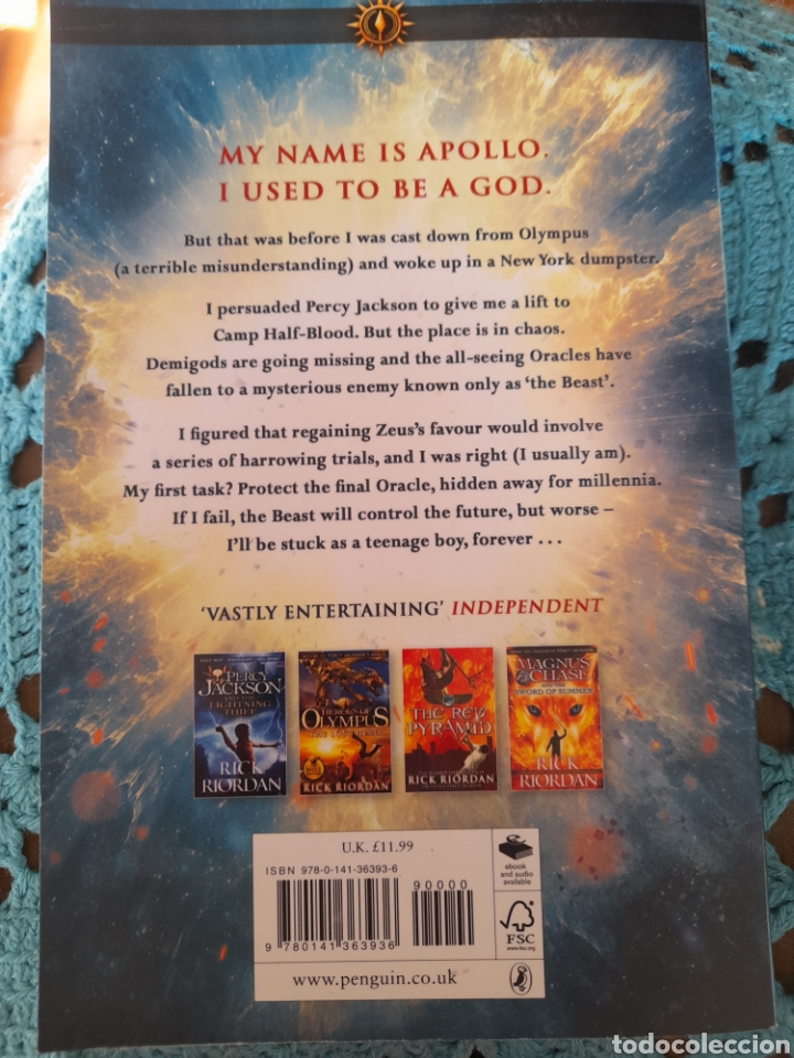 Libros: The trials of Apollo. Rick Riordan - Foto 2