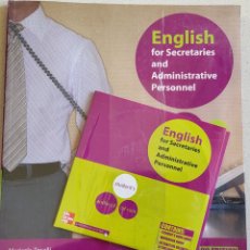 Libros: ENGLISH FOR SECRETARIES AND ADMINISTRATIVE PERSONNEL. STUDENT'S BOOK + AUDIO CD