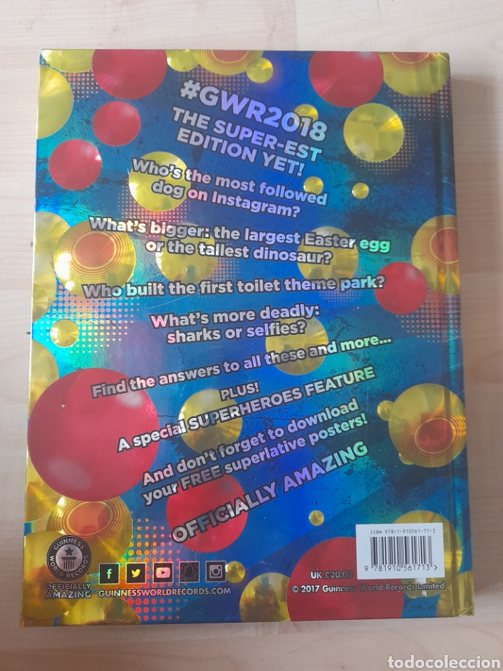 Libros: Guinness World R&eacute;cords 2018. Ingl&eacute;s - Foto 2
