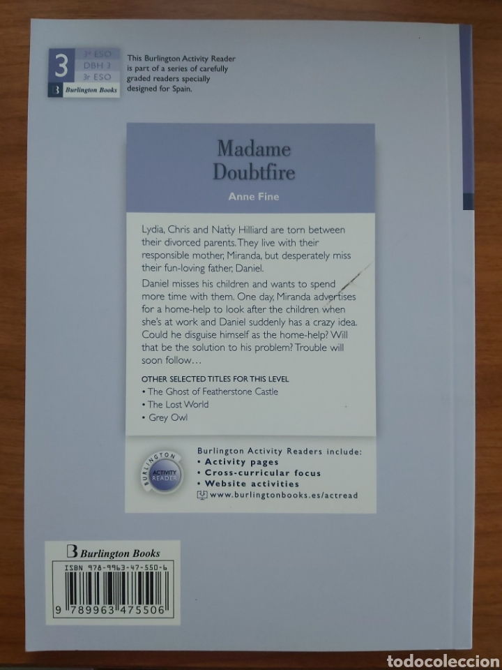 Libros: Madame Doubtfire. - Foto 2