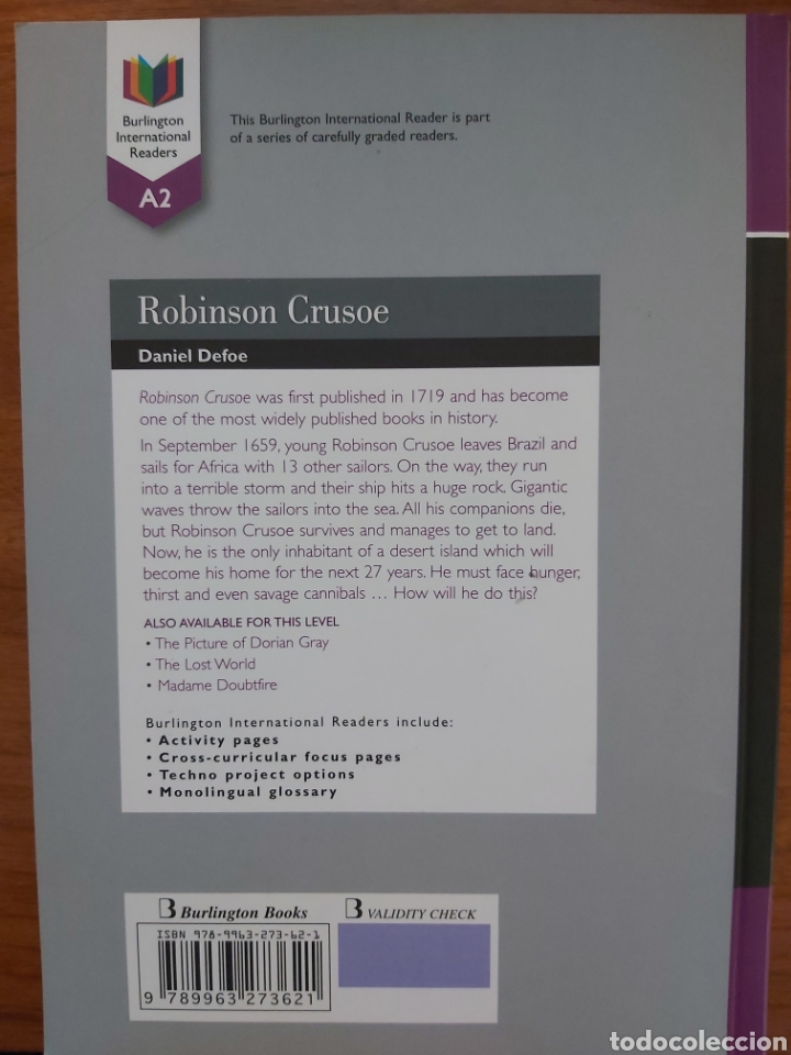 Libros: Robinson Crusoe. - Foto 2
