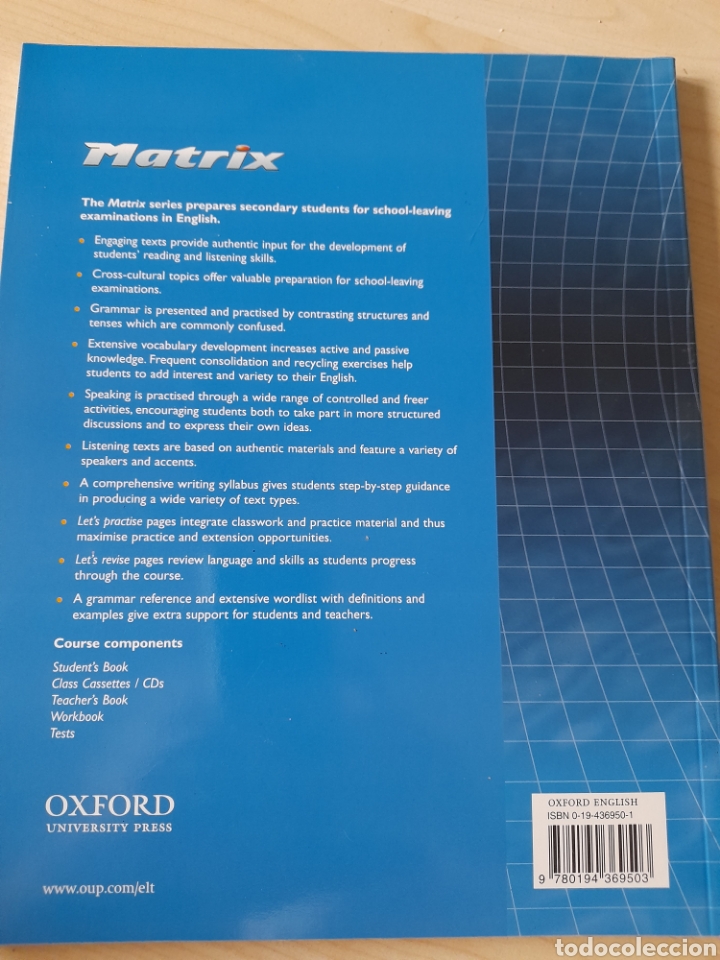 Libros: Matrix Intermediate ,students book - Foto 2