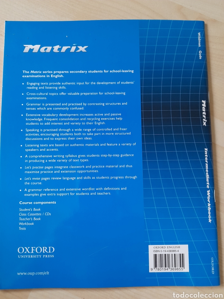 Libros: Matrix Intermediate Workbook - Foto 2
