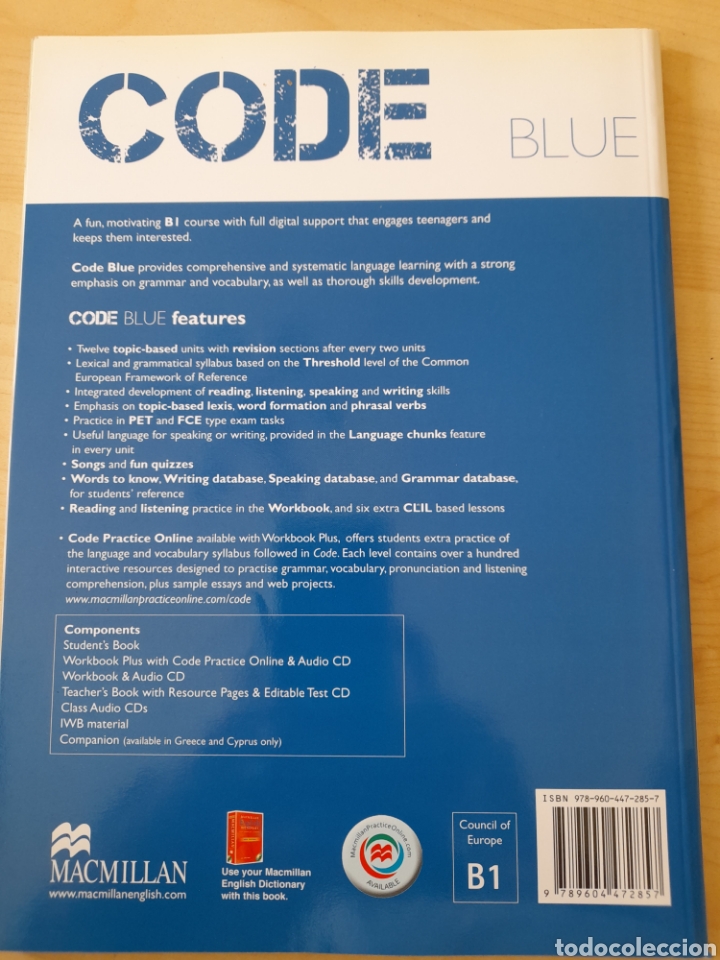 Libros: Code Blue B1 Students book - Foto 2