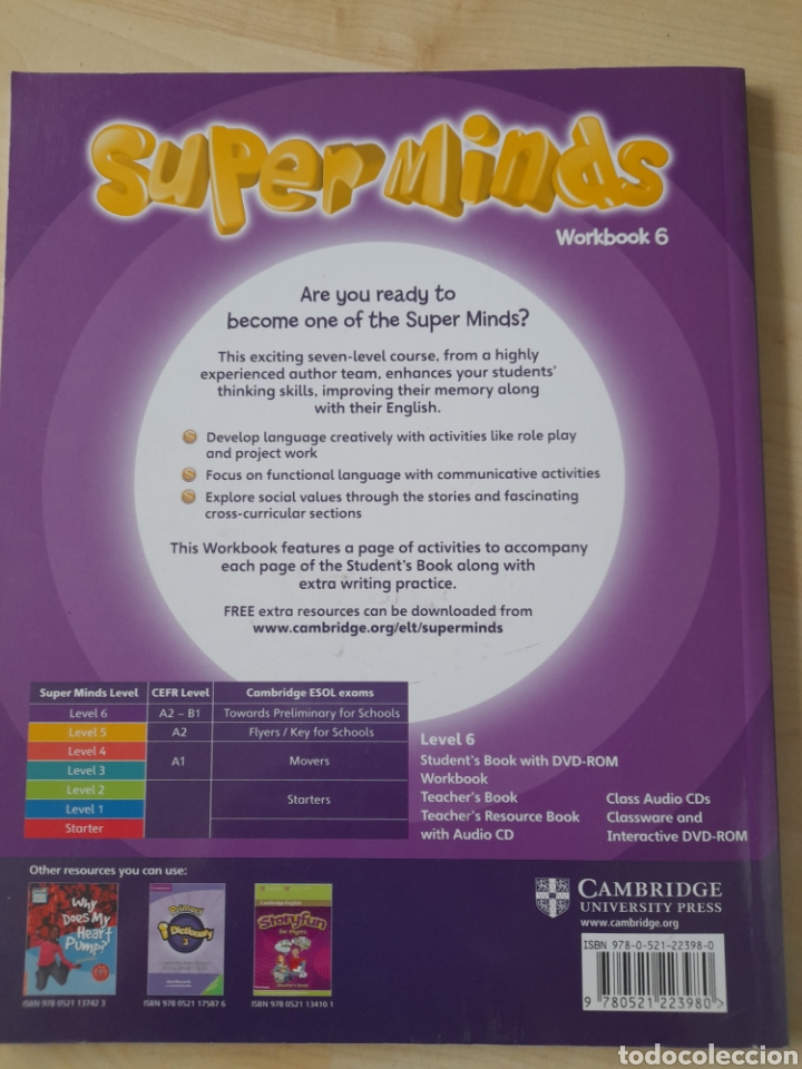 Libros: Super Minds 6 workbook. Ingl&eacute;s Primaria - Foto 2