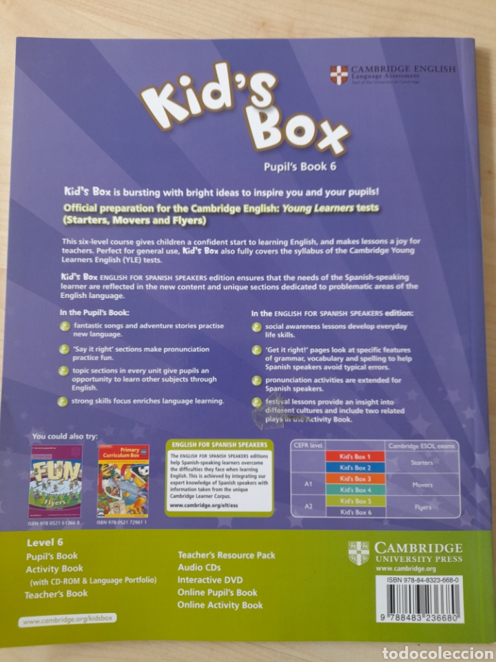 Libros: Kids box 6 Pupils book. Ingl&eacute;s Primaria - Foto 2