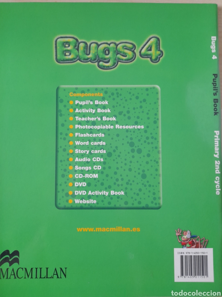 Libros: Bugs 4 Pupils book. Ingl&eacute;s Primaria - Foto 2