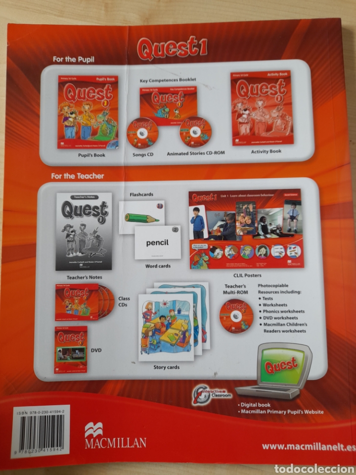 Libros: Quest 1. Pupils book. Ingl&eacute;s Primaria - Foto 2