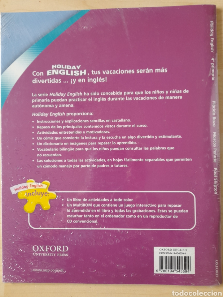 Libros: Holiday English 4 Primaria - Foto 2