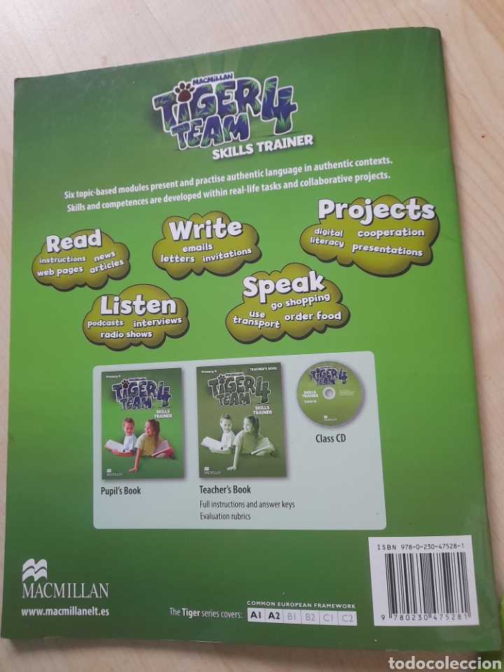 Libros: Tiger Team 4 Skils trainer. Ingl&eacute;s Primaria - Foto 2