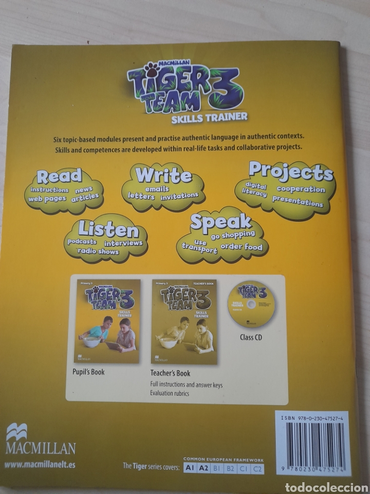 Libros: Tiger team Skills Trainer 3. Ingl&eacute;s Primaria - Foto 2