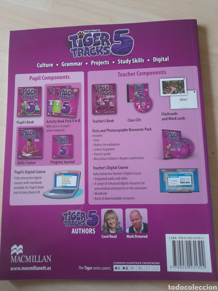 Libros: Tiger traks 5. Activity book A. Ingl&eacute;s Primaria - Foto 2