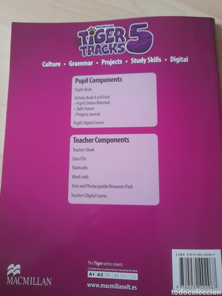 Libros: Tiger traks 5. B&aacute;sicamente book. Ingl&eacute;s Primaria - Foto 2