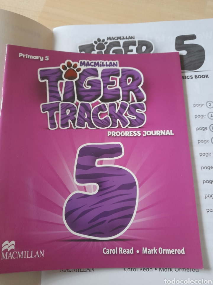 Libros: Tiger traks 5. B&aacute;sicamente book. Ingl&eacute;s Primaria - Foto 4